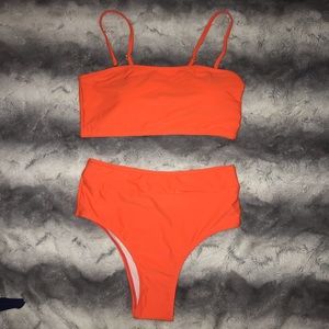 Amazon Orange Two-Piece